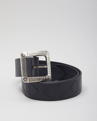 Y2k 00s Fiorucci Leather Belt - W27-W31