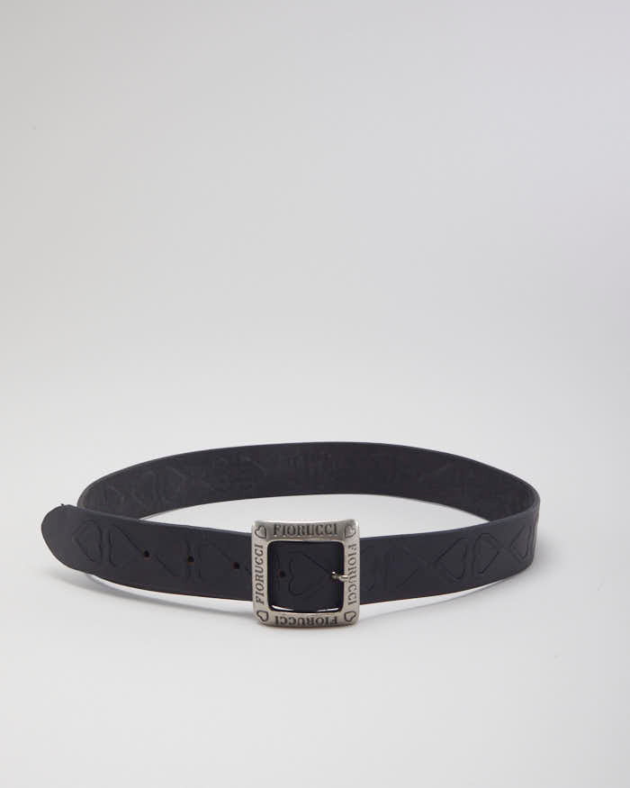 Y2k 00s Fiorucci Leather Belt - W27-W31