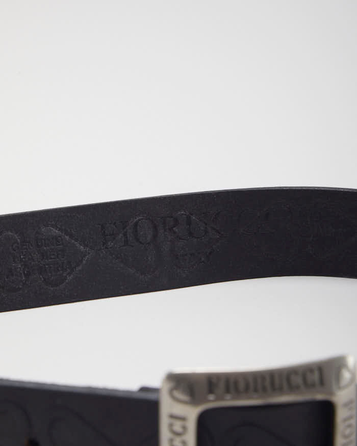 Y2k 00s Fiorucci Leather Belt - W27-W31