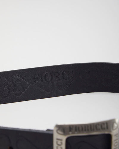 Y2k 00s Fiorucci Leather Belt - W27-W31