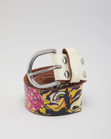 Y2k 00s Ed Hardy Leather Belt - W29-W35