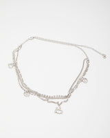 Y2k 00s Bebe Rhinestone Chain Belt - W22-W39