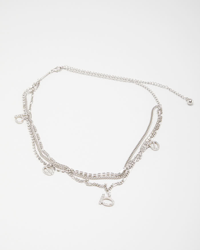 Y2k 00s Bebe Rhinestone Chain Belt - W22-W39