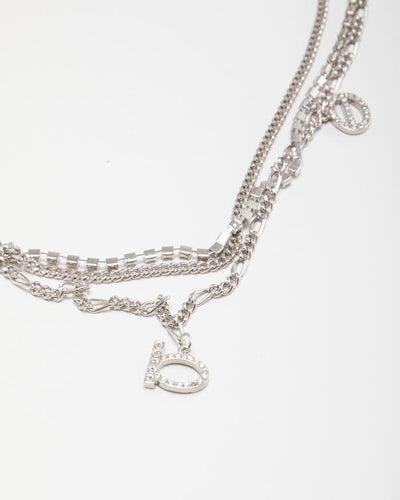 Y2k 00s Bebe Rhinestone Chain Belt - W22-W39