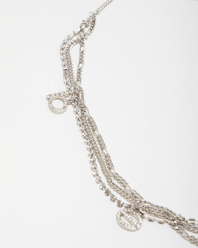 Y2k 00s Bebe Rhinestone Chain Belt - W22-W39