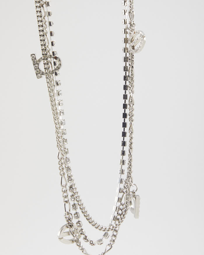 Y2k 00s Bebe Rhinestone Chain Belt - W22-W39
