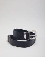 Vintage Versace Leather Belt - W26-W30