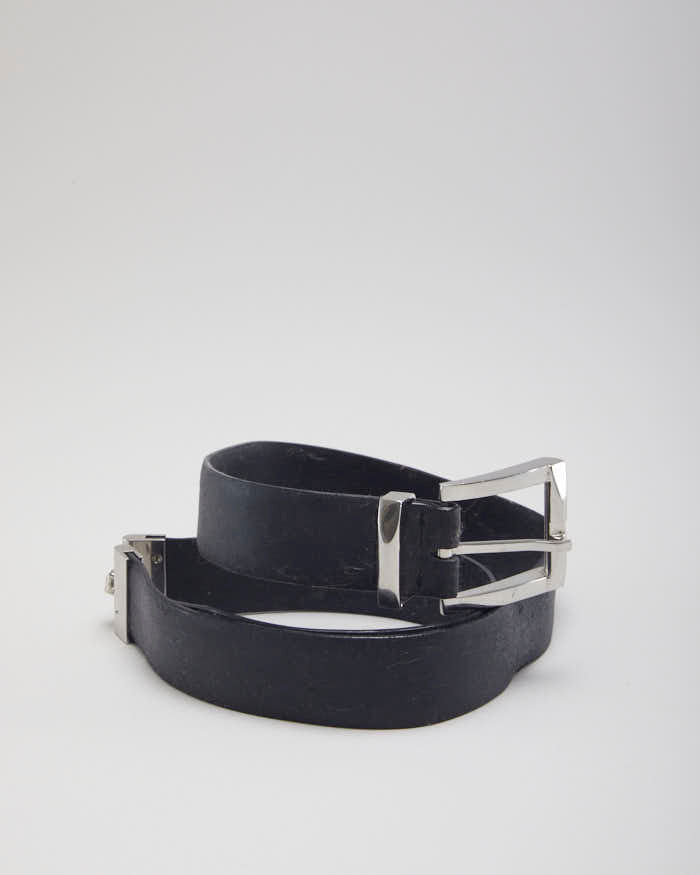 Vintage Versace Leather Belt - W26-W30