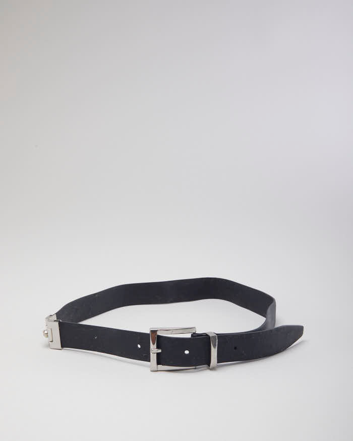 Vintage Versace Leather Belt - W26-W30