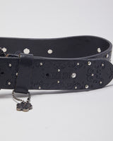 Vintage 90s/Y2K Anna Sui Patterned Ornate Buckle Belt - W31-35