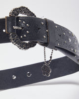 Vintage 90s/Y2K Anna Sui Patterned Ornate Buckle Belt - W31-35