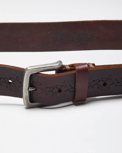 Vintage Bluenotes Leather Belt - W29-35