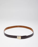 Vintage Yves Saint Laurent Brown Leather Belt - W33 - W37