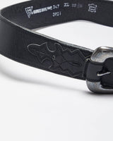 Vintage Y2k 00s Guess Black Leather Belt - W29 - W34