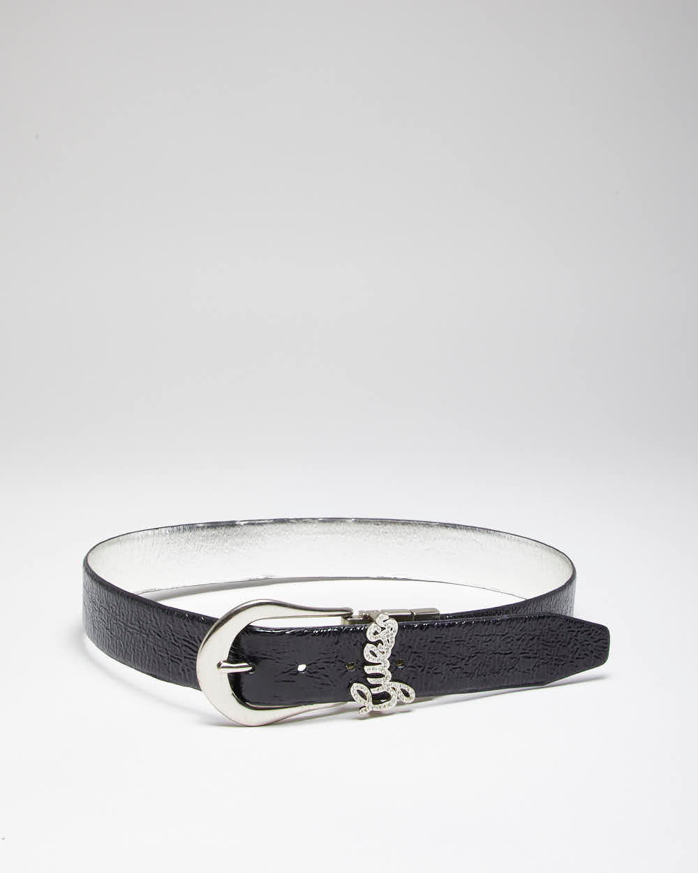 Vintage Y2k 00s Guess Patent Belt - W28-W32