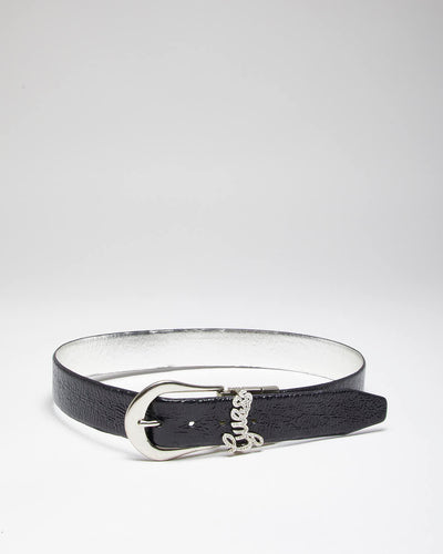 Vintage Y2k 00s Guess Patent Belt - W28-W32
