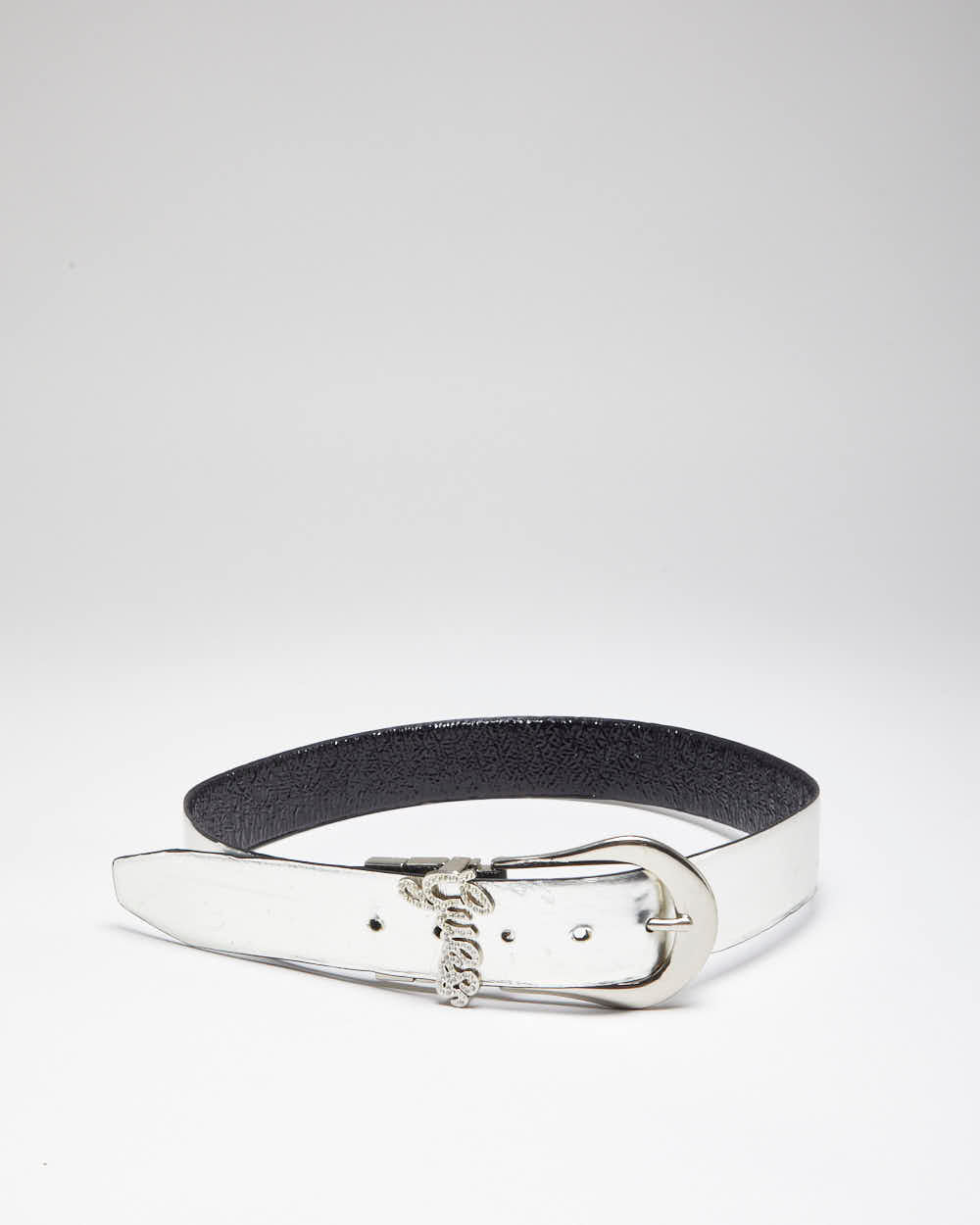 Vintage Y2k 00s Guess Patent Belt - W28-W32
