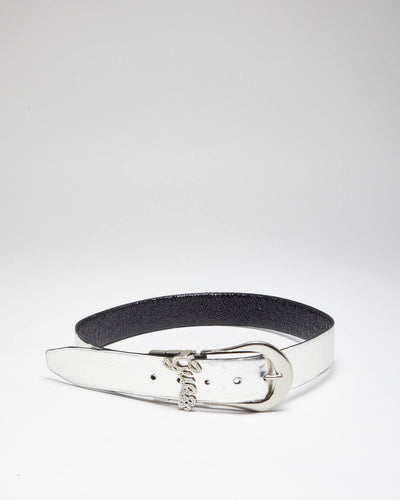 Vintage Y2k 00s Guess Patent Belt - W28-W32