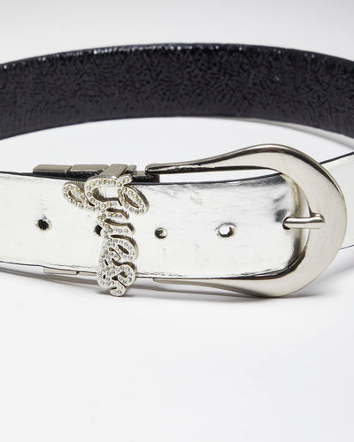 Vintage Y2k 00s Guess Patent Belt - W28-W32