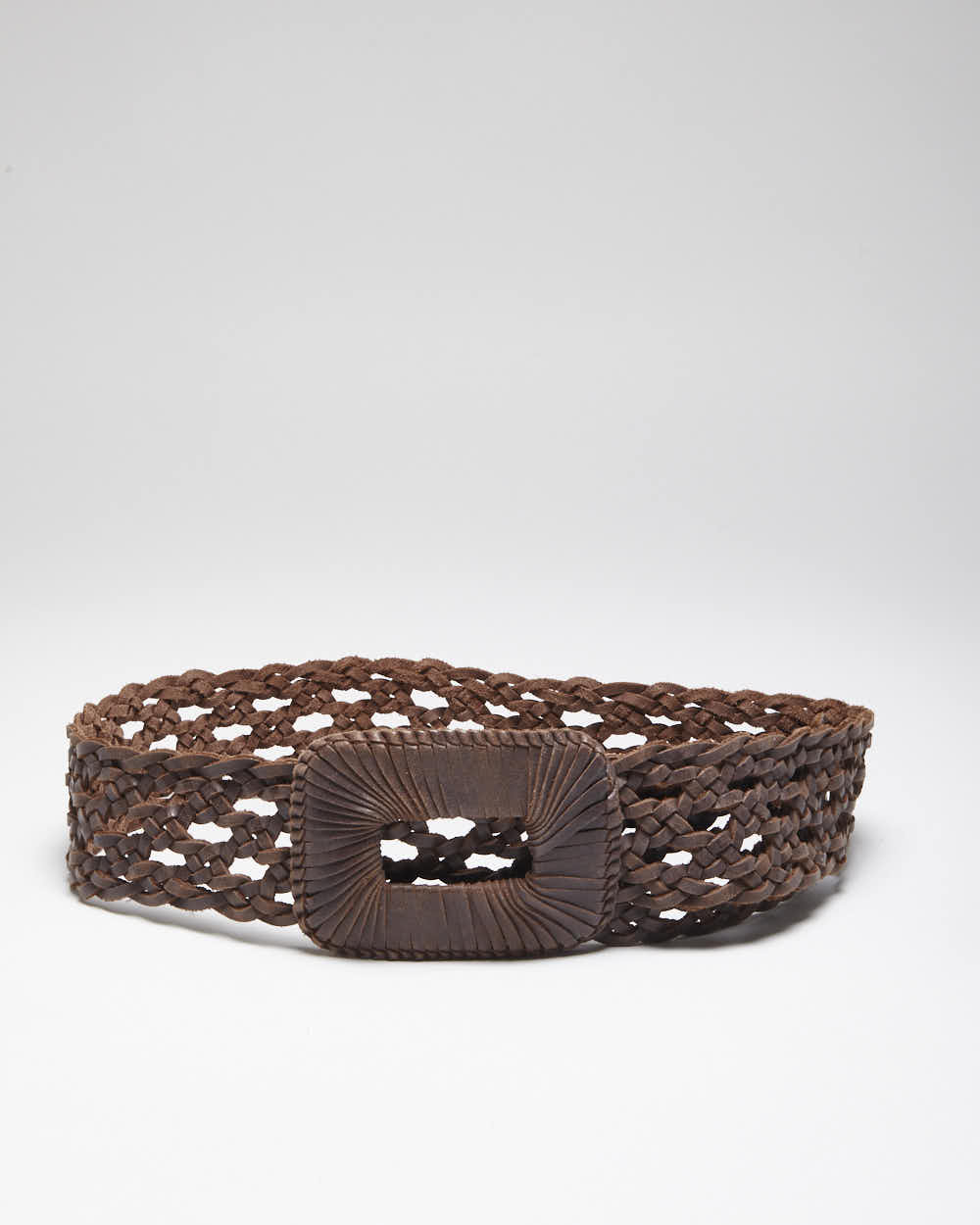 Vintage Y2k 00s Billabong Brown Leather Belt - O/S
