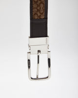 Vintage Y2k 00s Coach Monogram Leather Belt - W32-W36