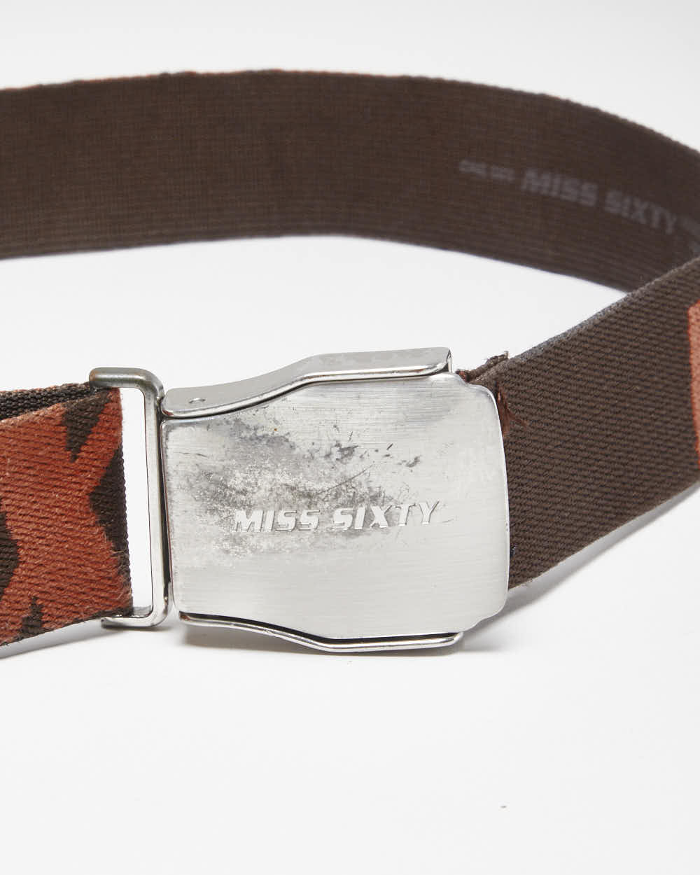 Vintage Y2K Miss Sixty Fabric Adjustable Belt - OS