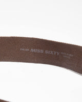 Vintage Y2K Miss Sixty Fabric Adjustable Belt - OS
