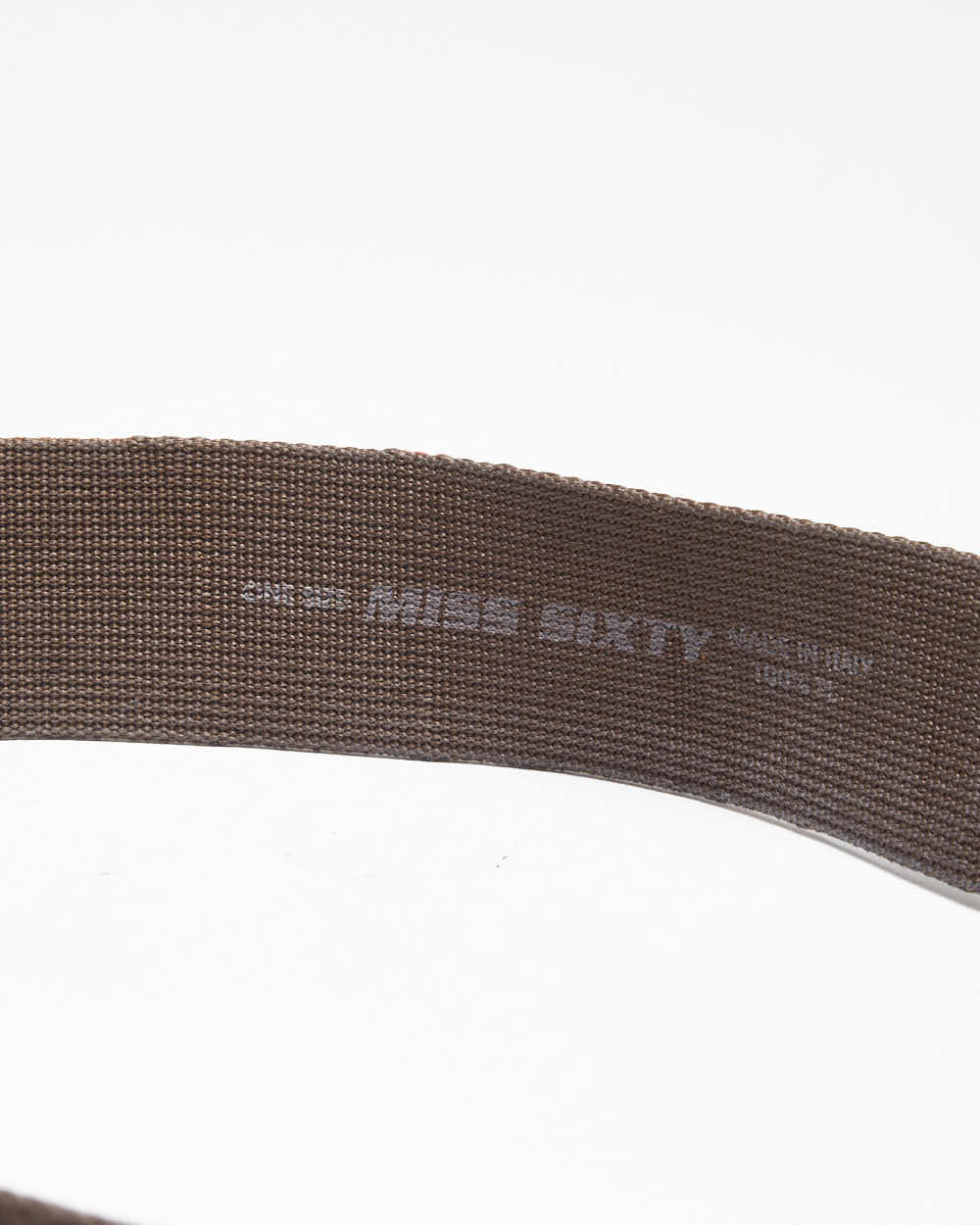 Vintage Y2K Miss Sixty Fabric Adjustable Belt - OS
