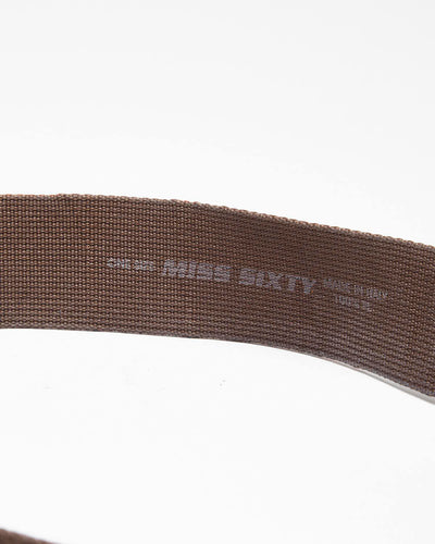 Vintage Y2K Miss Sixty Fabric Adjustable Belt - OS