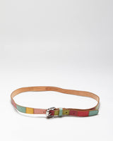 Vintage Fossil Multi Coloured Leather Belt - W36-W40