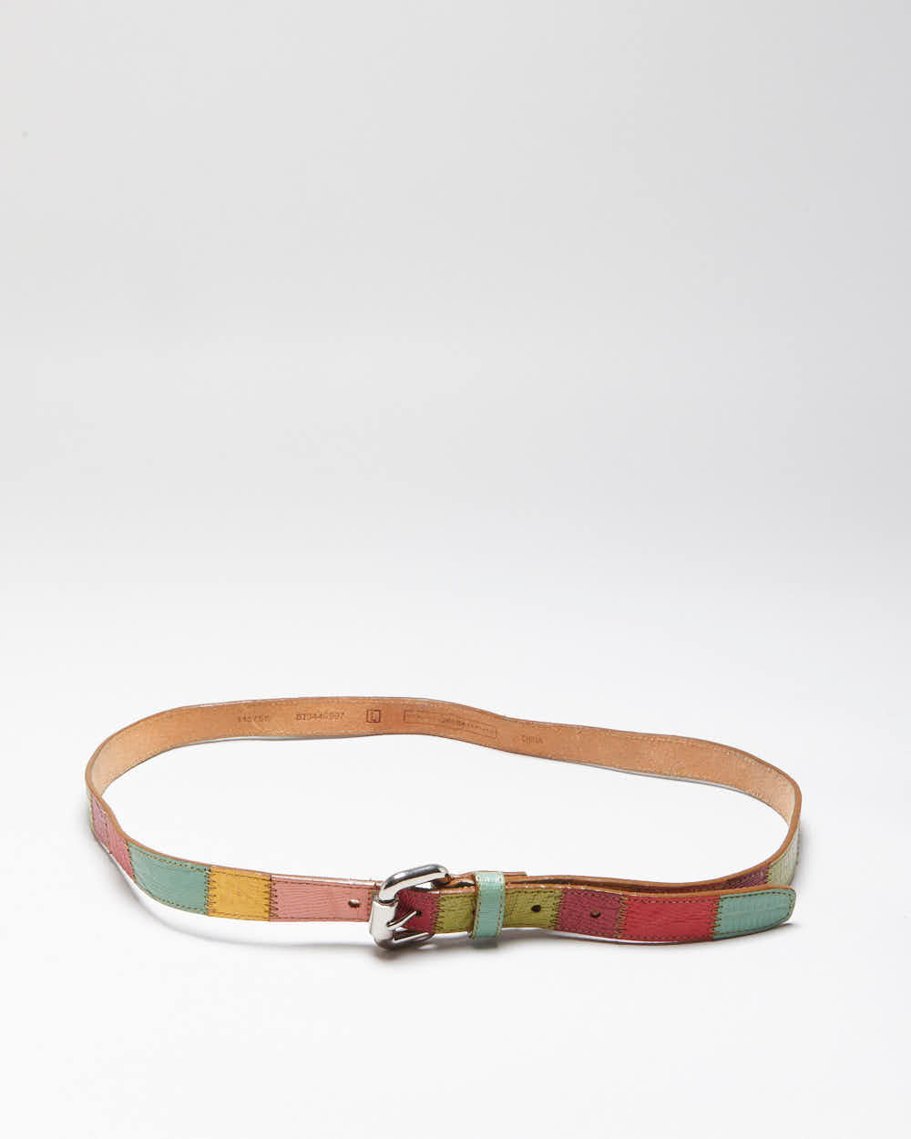 Vintage Fossil Multi Coloured Leather Belt - W36-W40
