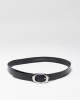 Vintage Y2k 00s Jessica Black Leather Belt - W32-W36