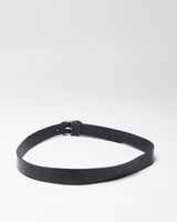 Vintage Y2k 00s Jessica Black Leather Belt - W32-W36