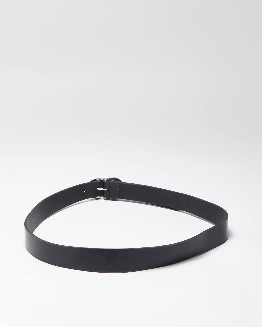 Vintage Y2k 00s Jessica Black Leather Belt - W32-W36