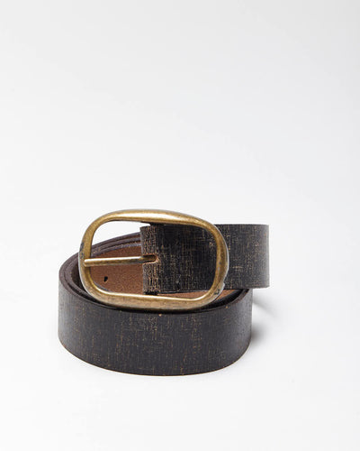 Vintage Nevada Brown Leather Belt - W28-W32