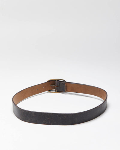 Vintage Nevada Brown Leather Belt - W28-W32