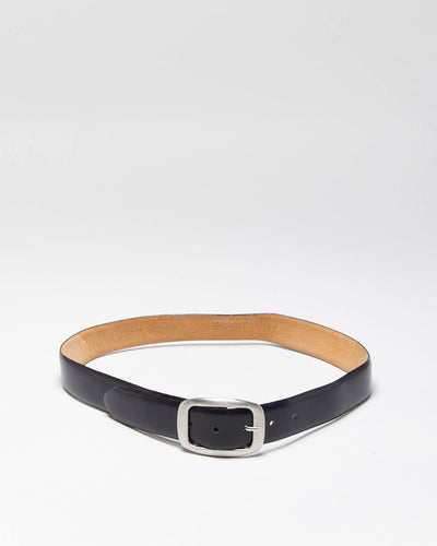 Vintage Y2k 00s Esprit Black Leather Belt - W28-W31