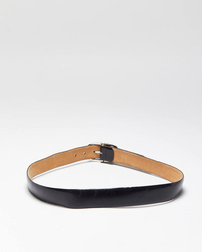 Vintage Y2k 00s Esprit Black Leather Belt - W28-W31