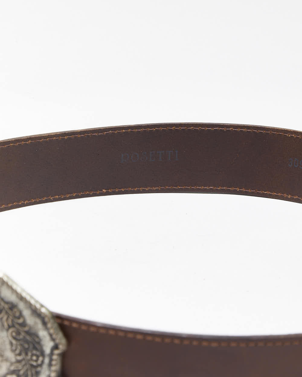 Vintage Rosetti Brown Leather Belt - W31-W35