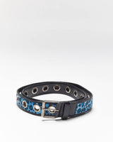 Vintage Y2k 00s Furry Leopard Print Belt - OS