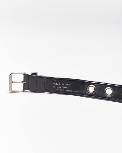 Vintage Y2k 00s Furry Leopard Print Belt - OS