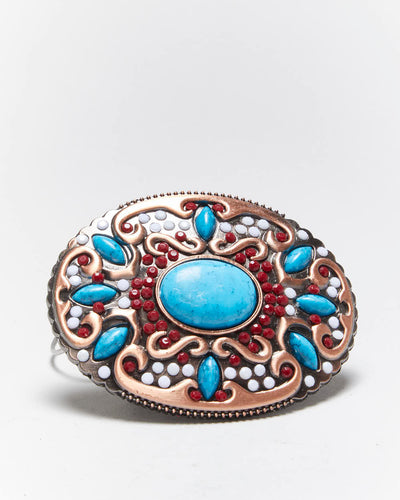 Vintage Y2k 00s Gem Stone Belt Buckle