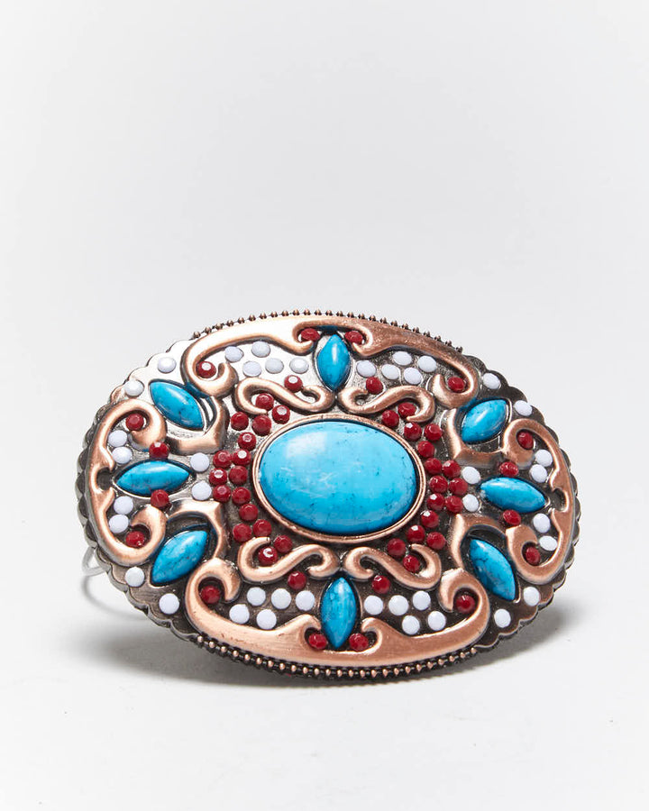 Vintage Y2k 00s Gem Stone Belt Buckle