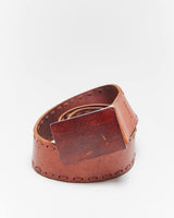 Vintage Y2k 00s Guess Chunky Leather Belt - W32-36