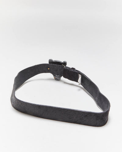 Vintage Pony Hair Leather Belt - W31-35