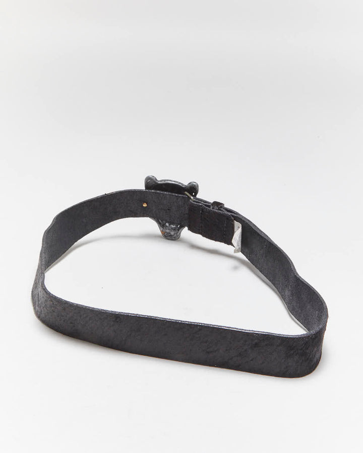 Vintage Pony Hair Leather Belt - W31-35