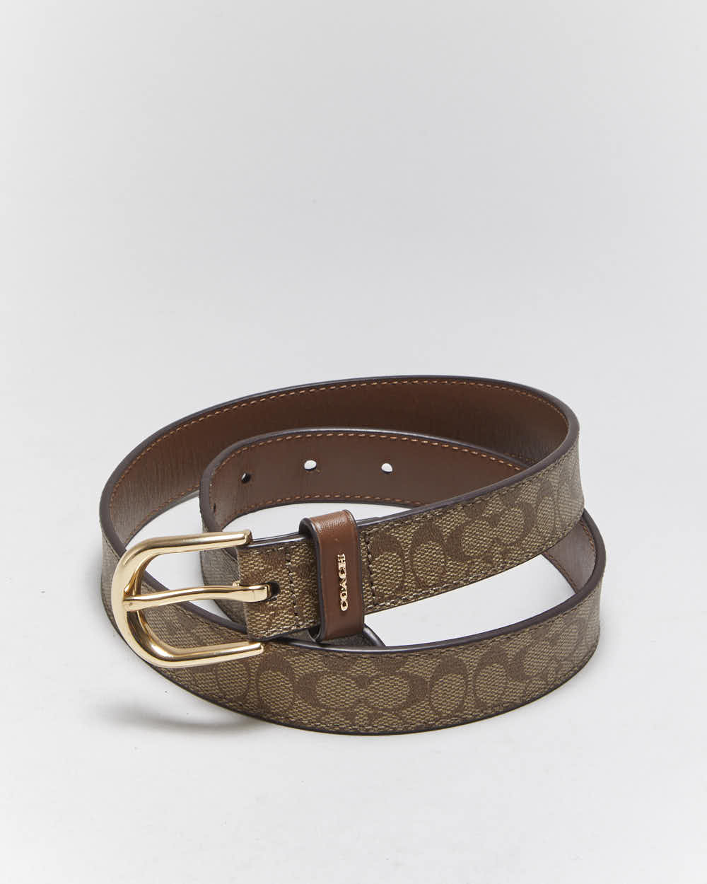Vintage Y2k 00s Coach Leather Belt - W28-W31