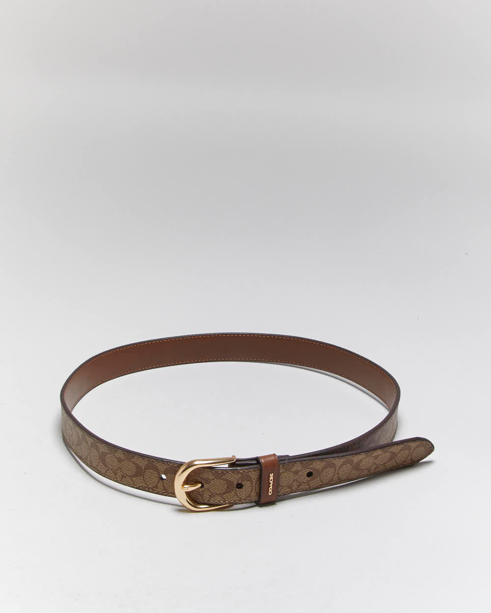 Vintage Y2k 00s Coach Leather Belt - W28-W31