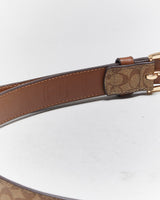 Vintage Y2k 00s Coach Leather Belt - W28-W31