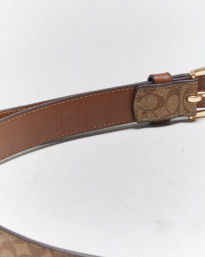 Vintage Y2k 00s Coach Leather Belt - W28-W31